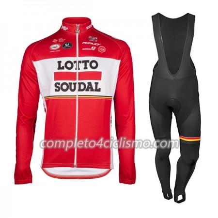 Completo Maglia ML + Pantaloncino con bretelle ML 2017 Lotto Soudal Donna N001 Completo Maglia ML + Pantaloncino con bretelle ML 2017 Lotto Soudal Donna N001